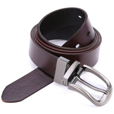 men's reversible belt black brown